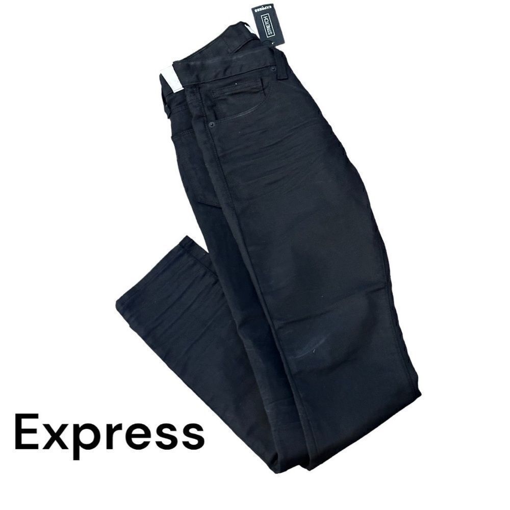 Express Jeans Alec 28 x 32 NWT, stretch, black , quality NWT